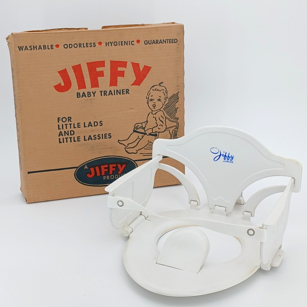 VTG Jiffy Junior Mid Century Folding Potty Toilet Training Seat Baby Trainer Box